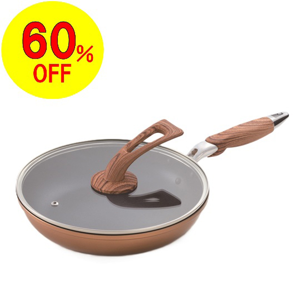 【60％OFF】ウッドグレインIII ダイヤモンドコートシリーズ フライパン 26cm